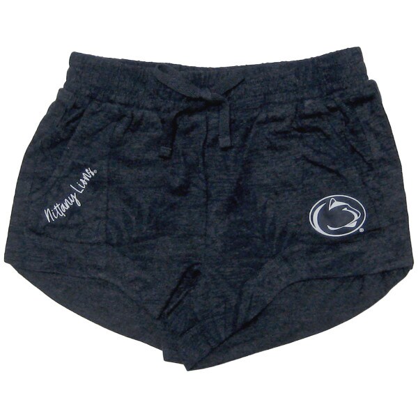 navy youth girls fern shorts Nittany Lions and Penn State Athletic Logo
